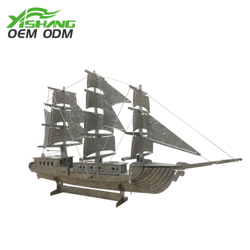 YISHANG -Diy Galvanized Metal Pirate Ship Decor Supplier On Yishang