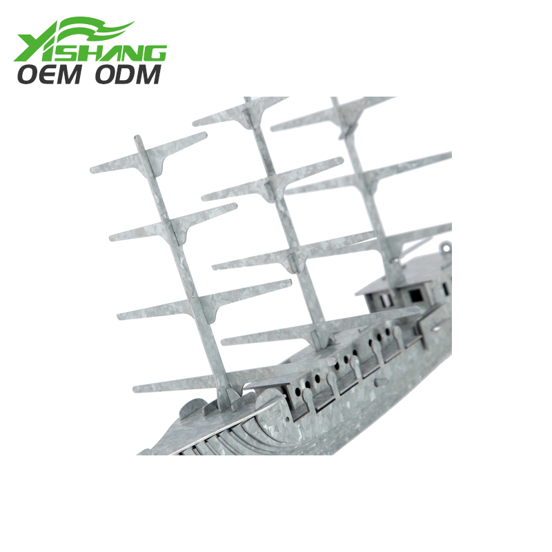 YISHANG -Diy Galvanized Metal Pirate Ship Decor Supplier On Yishang-1