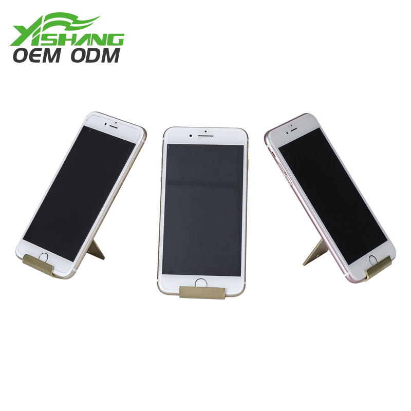 Custom Gold Metal Cell Phone Holder Stand for Desk