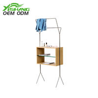 Custom Garment Display Stand, Clothing Shop Fixture, Boutique Display