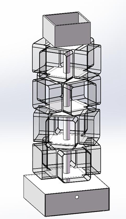 YISHANG -Find Store Display Custom Metal And Acrylic Rotating Display Racks-9