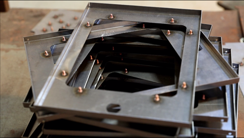 Sheet Metal Fabrication - Welding Stud on Metal Plate