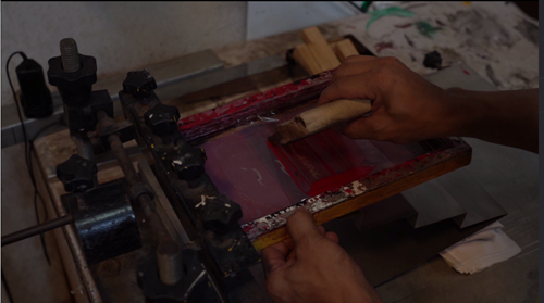 Sheet Metal Fabrication - Metal Silk-Screen Logo
