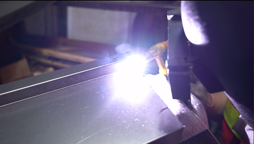 Sheet Metal Fabrication - Metal Pull Welding (Dense Welding)