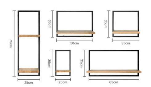 YISHANG -Custom Living Room Hanging Decor Wall Shelf Ideas-2