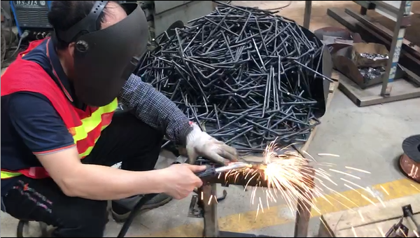 Welding Iron Rod and Plate - Oxidation Pull Welding