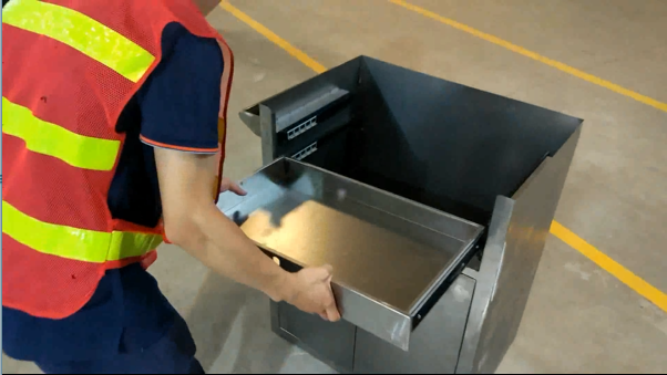 Metal Tool Box - Installation Before Surface Treatment