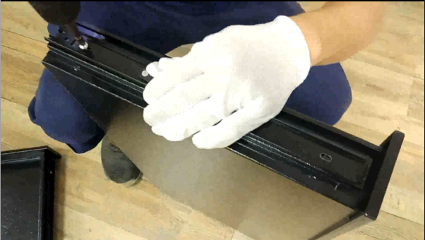 Metal Tool Cabinet - Installation Inspection After Powder Coating