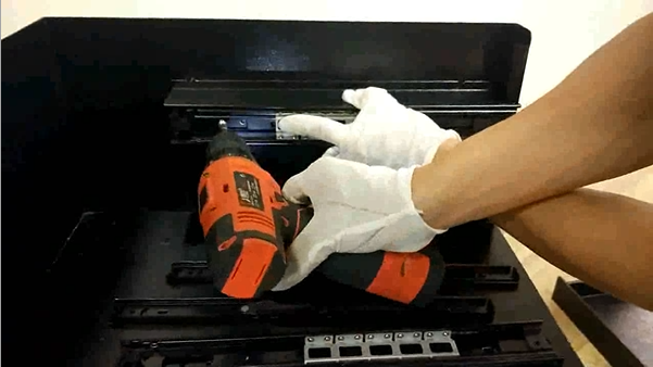 Metal Tool Chest - Installation Inspection After Powder Coating