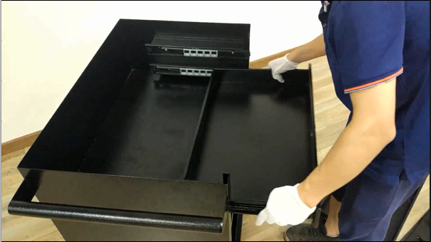 Metal Tool Box- Installation Inspection After Powder Coating