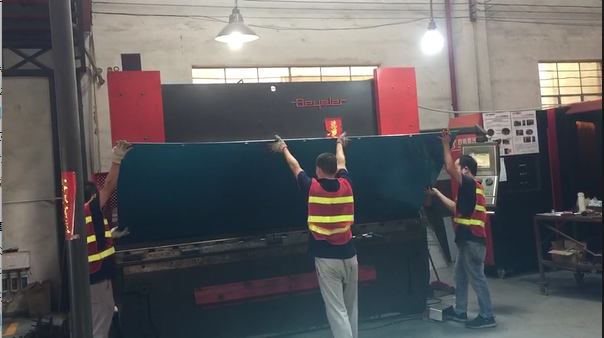 Aluminum Fabrication - Bending Large Aluminum Enclosure