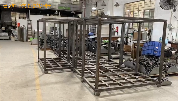 Metal Fabrication - Large Metal Frame For Control Cabinet