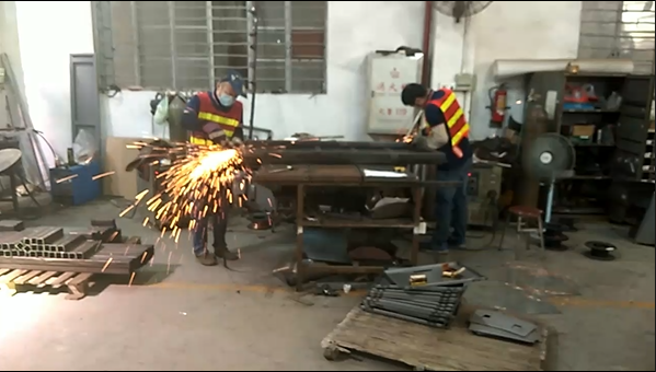 Sheet Metal Fabrication - Metal Frame Grinding
